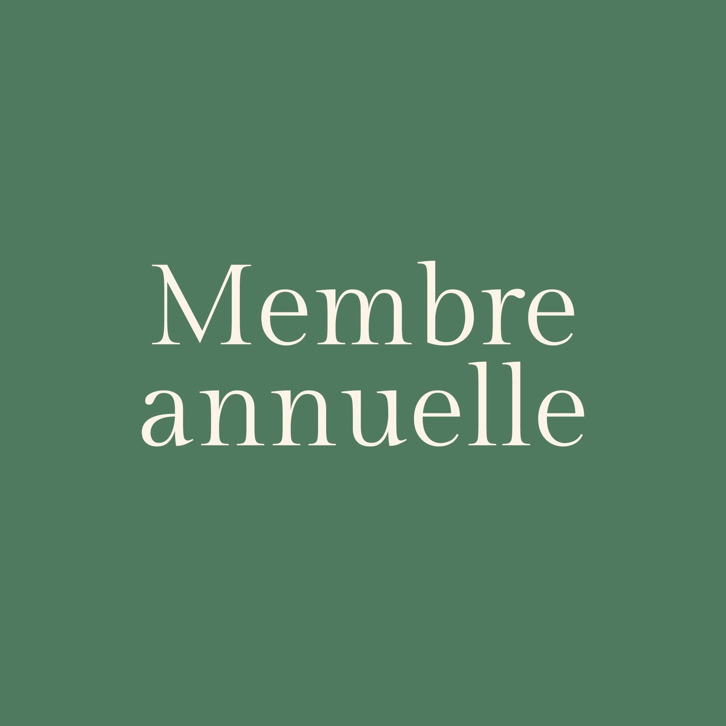 Membre annuel.le 2026