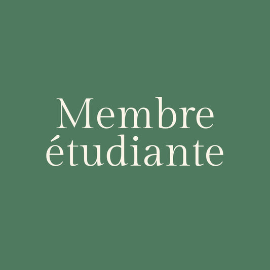 Membre étudiant.e 2026